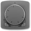 ABB 3292A-A10101 S2 Univerzálny termostat s otočným nastavením teploty (riadiaca jednotka) dymovo sivá
