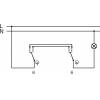 ABB 3553-06289 B1 Spínač striedavého prúdu, posun 6 svetlá biela