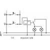 ABB 3558A-80920 C Spínací aktor kompletný, s osvetleným popisným poľom, posun 1/0, 1/0So, IP44 slonová kosť