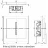 3559M-A00610 44 ABB Neo jednoduchý kryt vypínače s páčkou s popisovým polem bílá ledová šedá