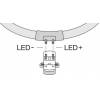 Circular LED bulb TL5C replacement for 40W and 55W fluorescent lamps 4000°K cold white