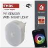 EMOS P3322 GoSmart PIR senzor (pohybové čidlo) s nočním světlem, Wi-Fi