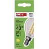 EMOS ZF1D23 LED žárovka Filament Mini Globe / E14 / 3,4 W (40 W) / 470 lm / neutrální bílá