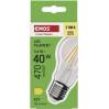 EMOS ZF5D22 LED žárovka Filament A60 / E27 / 3,4 W (40 W) / 470 lm / teplá bílá