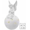 EMOS DCLW33 LED ceramic angel, 29 cm, 2x AA, indoor, warm white