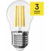 EMOS ZF6D42 LED žárovka Filament Mini Globe / E27 / 5,9 W (60 W) / 806 lm / teplá bílá