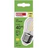 EMOS ZF6D22 LED žárovka Filament Mini Globe / E27 / 3,4 W (40 W) / 470 lm / teplá bílá