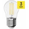 EMOS ZF6D23 LED žárovka Filament Mini Globe / E27 / 3,4 W (40 W) / 470 lm / neutrální bílá