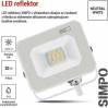 EMOS ZS2213W LED reflektor SIMPO 10 W, bílý, neutrální bílá