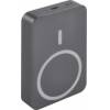 EMOS B0551GY Powerbank EMOS WI 1046, 10 000 mAh, 20 W+Wireless, grau