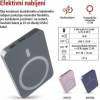 EMOS B0555GY Powerbank EMOS WI 522, 5000 mAh, 20 W+Bezdrôtová, sivá