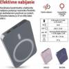 EMOS B0555GY Powerbank EMOS WI 522, 5000 mAh, 20 W+Bezdrôtová, sivá