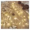 EMOS D3AW15 LED Christmas drop chain, 12 m, indoor and outdoor, warm white, timer