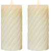 EMOS DCCV17 LED decoration - wax candle, 17 cm, 2x AAA, indoor, warm white, 2 pcs, timer