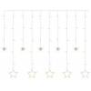 EMOS DCGW12 LED Christmas curtain - stars, 185x105 cm, indoor, warm white