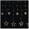 EMOS DCGW12 LED-Weihnachtsvorhang - Sterne, 185x105 cm, innen, warmweiß
