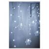 EMOS DCGW13 LED-Weihnachtsvorhang - Schneeflocken, 135x50 cm, innen, kaltweiß