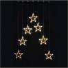 EMOS DCGW14 LED Christmas pendant - 7 stars, 67x125 cm, indoor, warm white