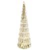 EMOS DCLW30 LED glass Christmas tree, 27 cm, 2x AA, indoor, warm white, timer