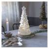 EMOS DCLW31 LED ceramic tree with snowmen, 33,5 cm, 2x AA, indoor, warm white