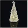 EMOS DCLW31 LED ceramic tree with snowmen, 33,5 cm, 2x AA, indoor, warm white