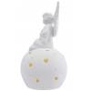 EMOS DCLW33 LED ceramic angel, 29 cm, 2x AA, indoor, warm white