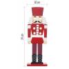 EMOS DCWW38 LED wooden nutcracker, 29 cm, 1× CR2032, indoor, warm white