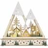 EMOS DCWW39 LED wooden Christmas landscape, 23,5 cm, 2x AA, indoor, warm white, timer