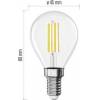 EMOS Lighting ZF1A42 LED žárovka Filament Mini Globe  A CLASS/ E14 / 3,8 W (60 W) / 806 lm / teplá bílá