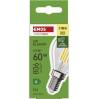 EMOS Lighting ZF1A42 LED žárovka Filament Mini Globe  A CLASS/ E14 / 3,8 W (60 W) / 806 lm / teplá bílá