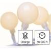 EMOS Lighting D5AW01 LED světelný cherry řetěz – kuličky 2,5 cm, 4 m, venkovní i vnitřní, teplá bílá, časovač