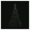 EMOS Lighting DCTC02 LED vianočný stromček kovový, 180 cm, vnútorný a vonkajší, studená biela, časovač