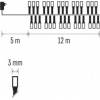 EMOS Lighting D4BW03 LED vianočná reťaz - ježko, 12 m, vnútorná a vonkajšia, teplá biela, časovač