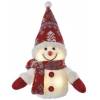 EMOS Lighting DCFW04 LED Christmas snowman, 25 cm, 3x AA, indoor, warm white