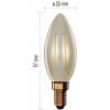 EMOS Lighting Z53012 LED-Lampe Vintage Kerze / E14 / 2,5 W (20 W) / 225 lm / warmweiß