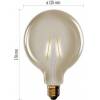 EMOS Lighting Z58032 LED bulb Vintage G125 / E27 / 4,5 W (40 W) / 420 lm / warm white