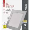 EMOS Lighting ZD2233 LED vstavané svietidlo NEXXO, štvorcové, strieborné, 12,5 W, so zmenou CCT