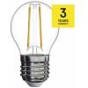 EMOS Lighting ZF1100 LED žiarovka Filament Mini Globe 1,8W E27 teplá biela