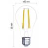 EMOS Lighting ZF5121 LED žiarovka Filament A60 3,4W E27 neutrálna biela