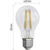 EMOS Lighting ZF5148 LED-Glühbirne Filament A60 / E27 / 3,8 W (60 W) / 806 lm / neutralweiß