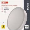 EMOS Lighting ZM5155 LED luminaire NEXXO, round, white, 28,5W, neutral white