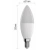 EMOS Lighting ZQW322R GoSmart Smart LED žiarovka sviečka / E14 / 4,8W (40W) / 470lm / RGB / stmievateľná / Wi-Fi