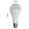 EMOS Lighting ZQW516R GoSmart A65 Smart LED žiarovka / E27 / 14 W (94 W) / 1 400 lm / RGB / stmievateľná / Wi-Fi