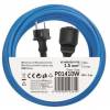 EMOS P01410W Predlžovací kábel odolný voči poveternostným vplyvom 10 m / 1 zásuvka / čierna / silikón / 230 V / 1,5 mm2