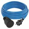 EMOS P01510W Weatherproof extension cable 10 m / 1 socket / black / silicone / 230 V / 1.5 mm2