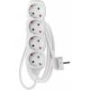 EMOS P0422 Extension cable 2 m / 4 sockets / white / PVC / 1 mm2