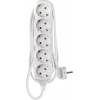 EMOS P0522 Extension cable 2 m / 5 sockets / white / PVC / 1 mm2