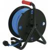 EMOS P08550W Weatherproof drum extension cable 50 m / 4 sockets / blue / silicone / 230 V / 1.5 mm2