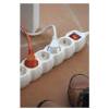 EMOS P1523R Extension cable 3 m / 5 sockets / with switch / white / PVC / 1.5 mm2