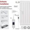 EMOS P56PR1 Fan under radiator MONO, white